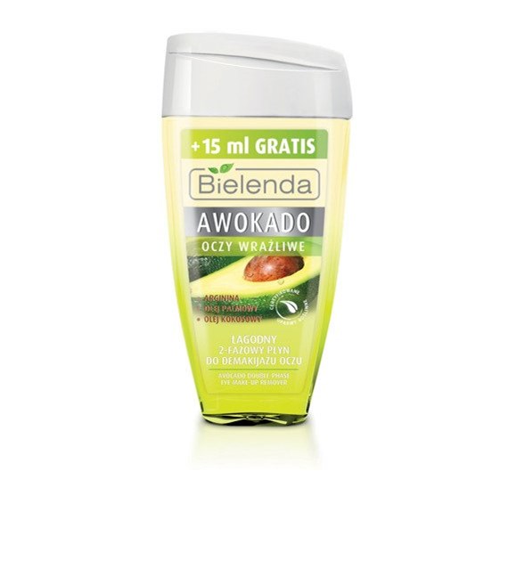 AWOKADO Łagodny 2-fazowy PŁYN do demakijażu oczu