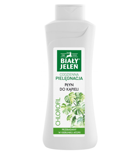 Płyn do kąpieli chlorofil BIAŁY JELEŃ 750 ml