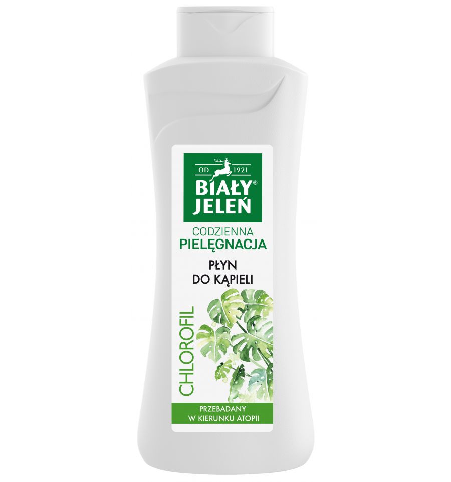 BIAŁY JELEŃ - płyn do kąpieli z CHLOROFILEM  /750ml.