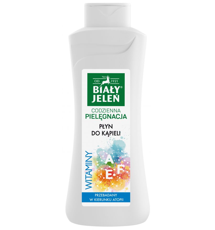 BIAŁY JELEŃ - płyn do kąpieli z WITAMINAMI   /750ml.