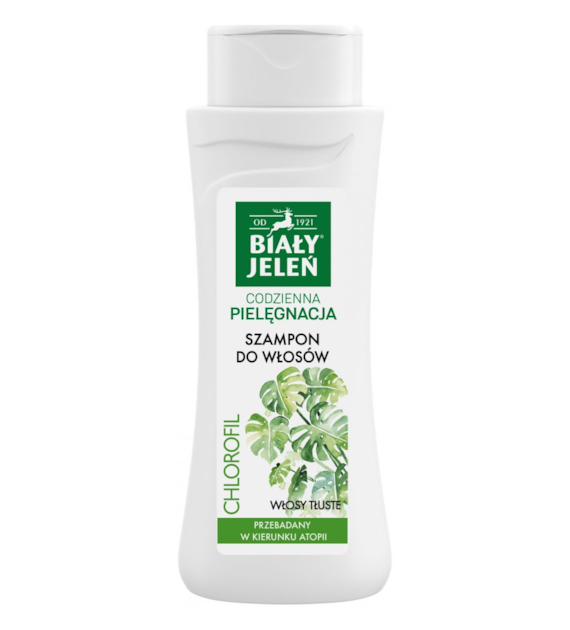 Szampon do włosów chlorofil włosy tłuste BIAŁY JELEŃ  300 ml