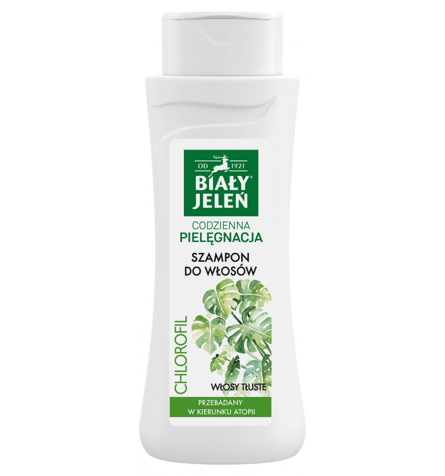 BIAŁY JELEŃ - szampon do włosów  CHLOROFIL  /300ml.