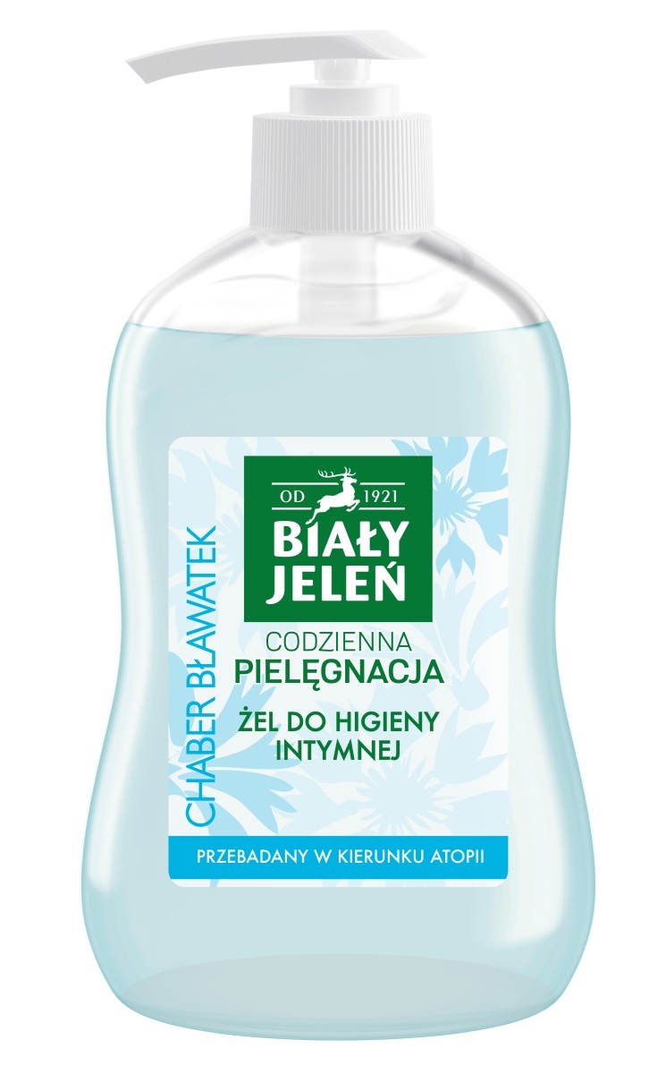BIAŁY JELEŃ - żel do higieny intymnej  BŁAWATEK CHABER  /500ml.