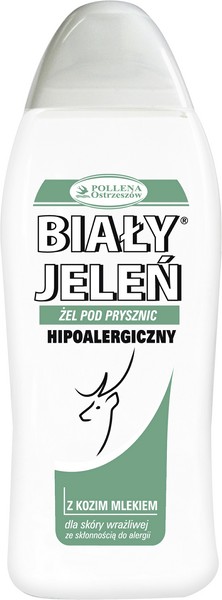 BIAŁY JELEŃ - żel pod prysznic KOZIE MLEKO  /300ml.