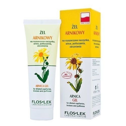 ŻEL ARNIKOWY NA ROZSZERZONE NACZYNKA, SIŃCE, POTŁUCZENIA, OBRZMIENIA  50 ml   VEGAN