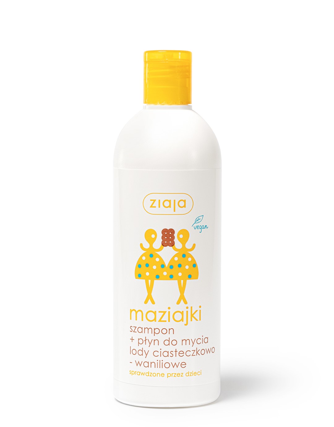 MAZIAJKI SZAMPON+PŁYN DO MYCIA LODY CIASTECZKOWO-WANILIOWE  400 ml