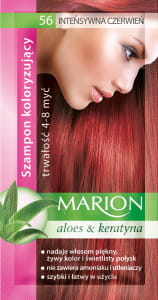 MARION szampon koloryzujący w saszetce INTENSYWNA CZERWIEŃ nr 56  /40ml.