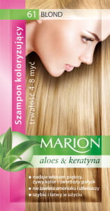 MARION szampon koloryzujący w saszetce BLOND nr 61  /40ml.