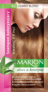 MARION szampon koloryzujący w saszetce CIEMNY BLOND nr 62  /40ml.