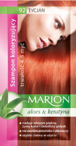 MARION szampon koloryzujący w saszetce TYCJAN nr 92  /40ml.