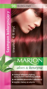 MARION szampon koloryzujący w saszetce BURGUND nr 98  /40ml.