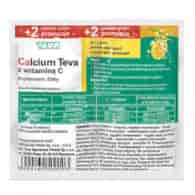 CALCIUM z witaminą C 12 tabl. mus.
