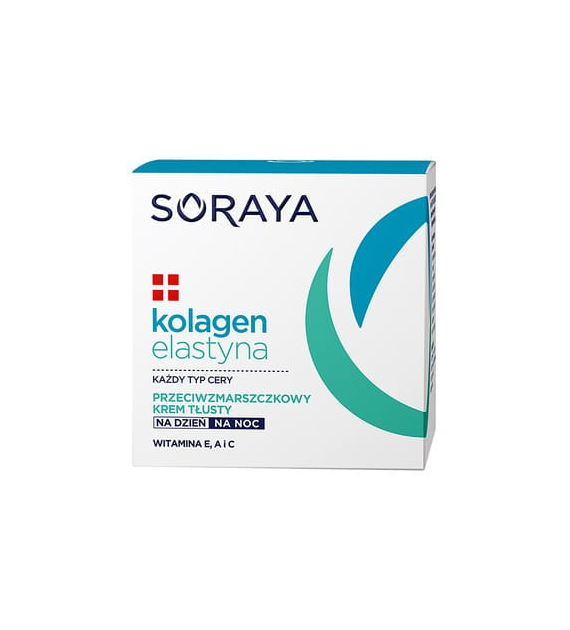 SORAYA KOLAGEN & ELASTYNA - przeciwzmarszczkowy krem tłusty A,C,E / 50ml