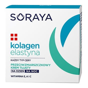 KOLAGEN & ELASTYNA - przeciwzmarszczkowy krem tłusty A,C,E / 50ml