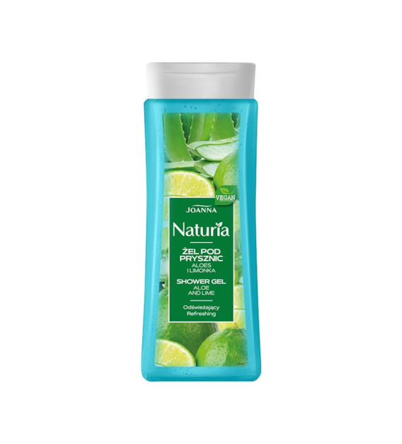 NATURIA  Żel pod prysznic  aloes i limonka  300ml