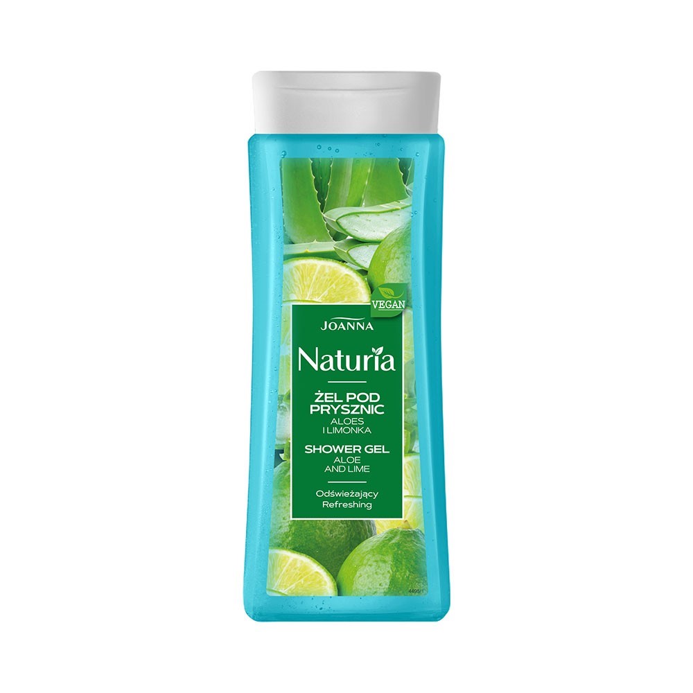 NATURIA  Żel pod prysznic  aloes i limonka  300ml