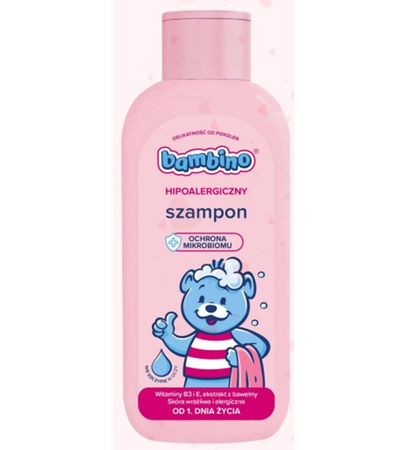 BAMBINO - SZAMPON DO WŁOSÓW 400ML OD PIERWSZEGO DNIA ŻYCIA