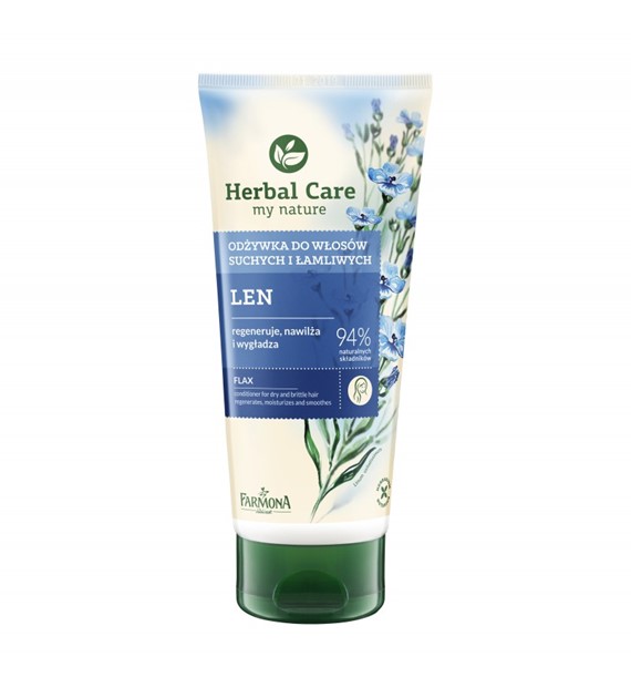 Herbal Care  Odżywka do włosów suchych i łamliwych LEN  200 ml