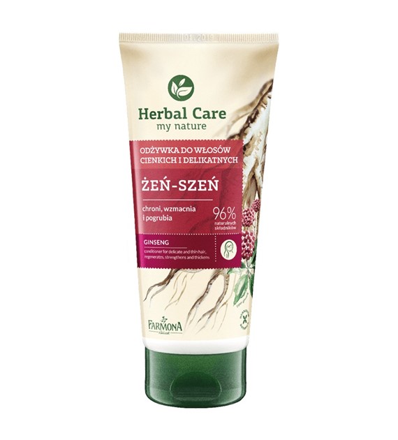 Herbal Care  Odżywka do włosów cienkich i delikatnych ŻEŃ-SZEŃ   200 ml