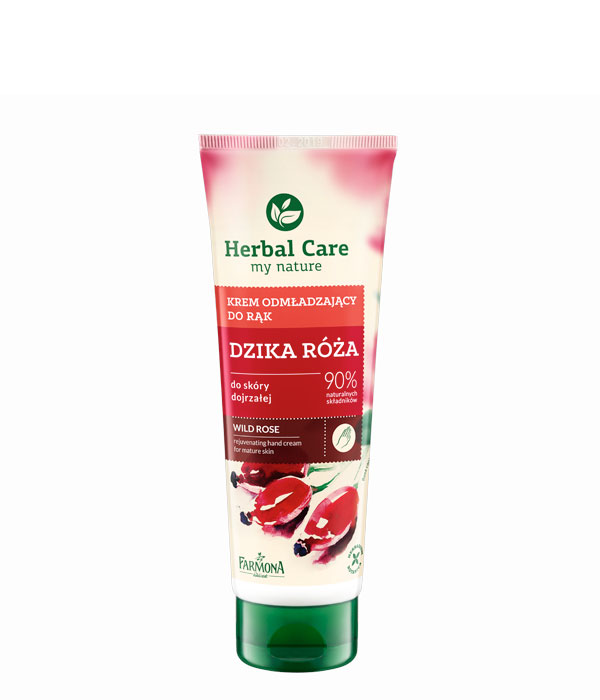 Herbal Care  Krem odmładzający do rąk DZIKA RÓŻA  100 ml