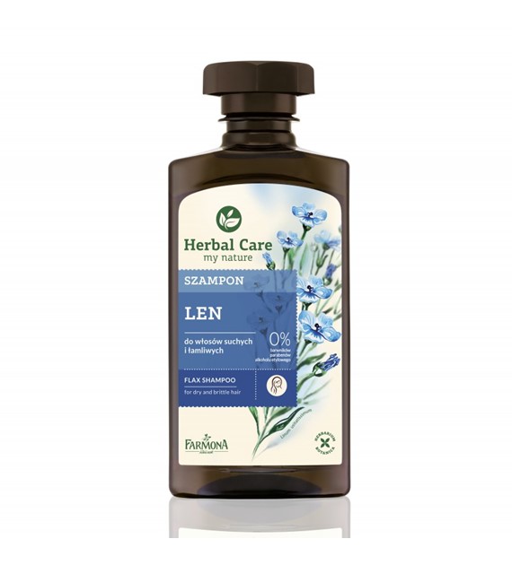 Herbal Care  Szampon  do włosów LEN  330 ml
