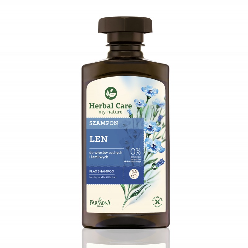 Herbal Care Szampon  do włosów LEN  330 ml