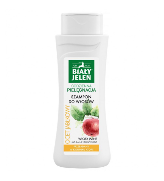 Szampon do włosów ocet jabłkowy włosy jasne BIAŁY JELEŃ  300 ml