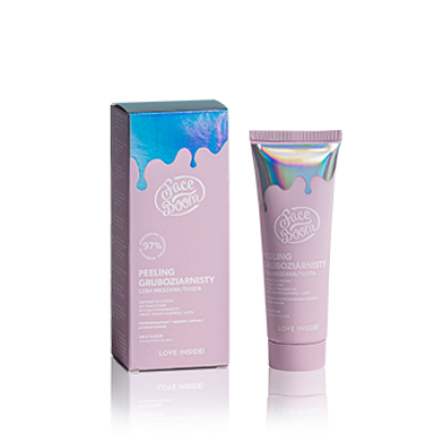 BIELENDA - BB FaceBoom Peeling gruboziarnisty cera mieszana/tłusta 50 g