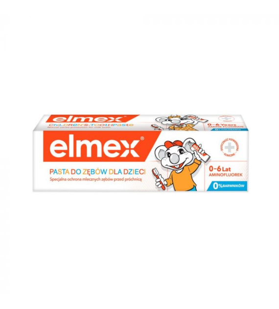 ELMEX PASTA DLA DZIECI 0-6 lat z aminofluorem 50 ML