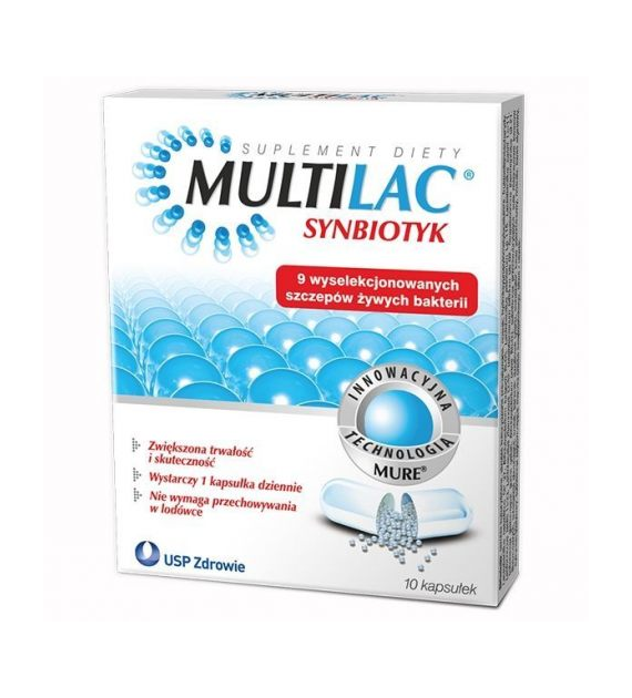 MULTILAC SYNBIOTYK /10 KAPSULEK/