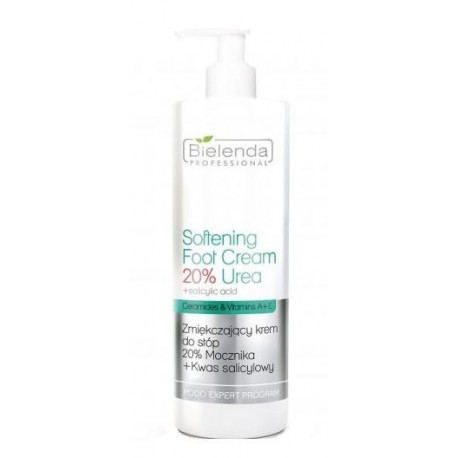 BIELENDA PRO FOOT PROGRAM Zmiękczający krem do stóp  20% mocznika + kwas salicylowy 500ml