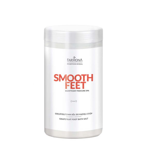 FARMONA PRO SMOOTH FEET Grejpfrutowa sól do kąpieli stóp 1250g