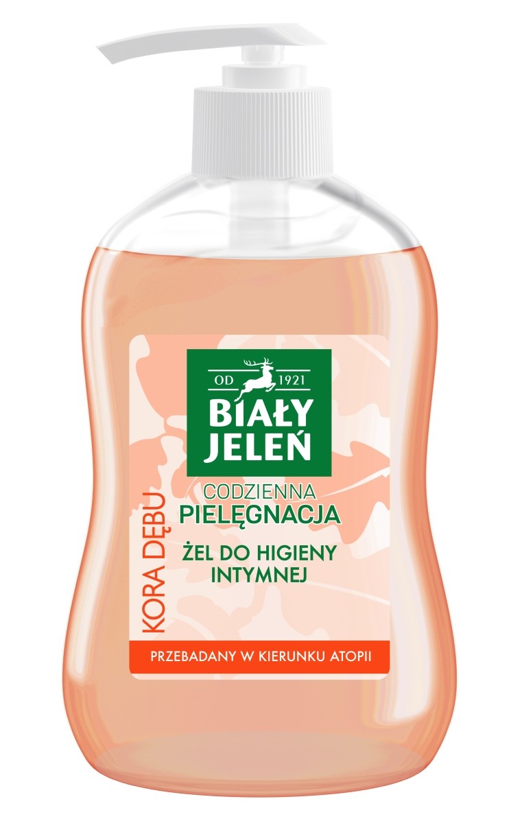BIAŁY JELEŃ - Żel do higieny intymnej hipoalergiczny z Korą z Dębu    /500ml