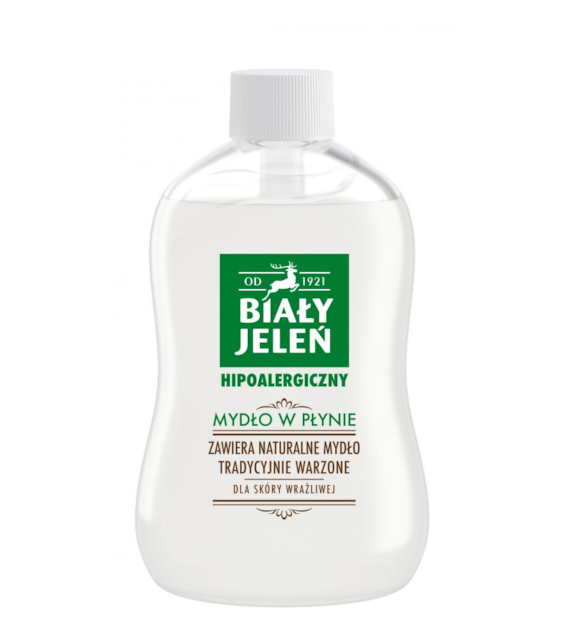 Mydło w płynie Hipoalergiczny BIAŁY JELEŃ - zapas 500 ml