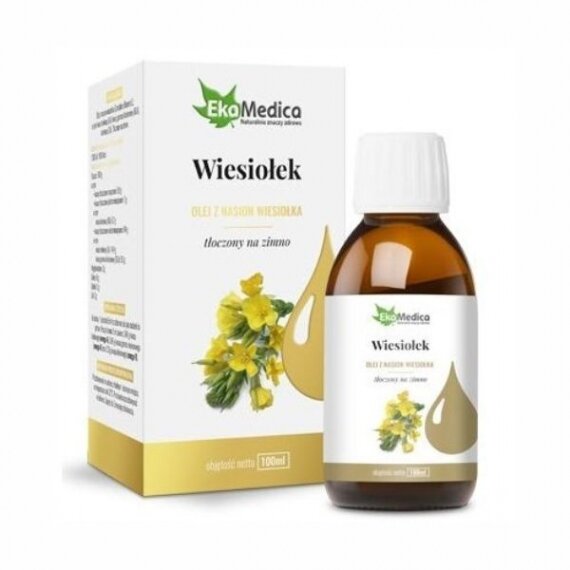 Olej z Wiesiołka 100ml - 100%  UWAGA !!! DATA WAŻNOŚCI DO : 30 CZERWIEC 2025