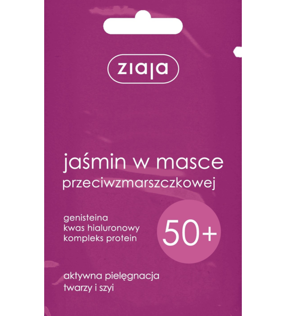 JAŚMIN 50+ JAŚMIN MASKA PRZECIWZMARSZCZKOWA/SASZETKA 7 ml