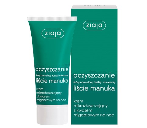OCZYSZCZANIE KREM Z KWASEM MIGDAŁOWYM NA NOC  50 ml