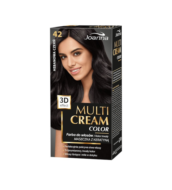 MULTI CREAM COLOR  Farba  Hebanowa czerń /42/