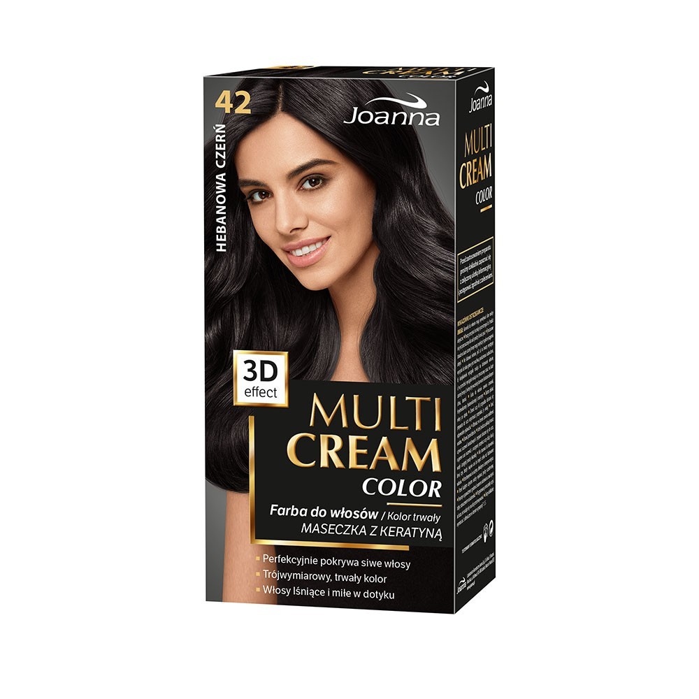 MULTI CREAM COLOR  Farba  Hebanowa czerń /42/