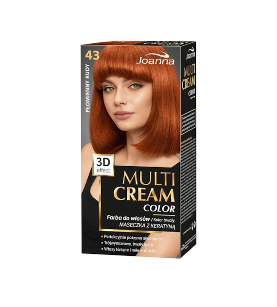 MULTI CREAM COLOR Farba  Płomienny rudy /43/