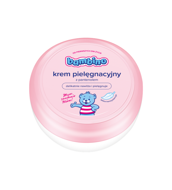 BAMBINO - KREM 200ML PIELĘGNACYJNY OD PIERWSZYCH DNI ŻYCIA DELIKATNIE NAWILŻA-LEKKA KONSYST