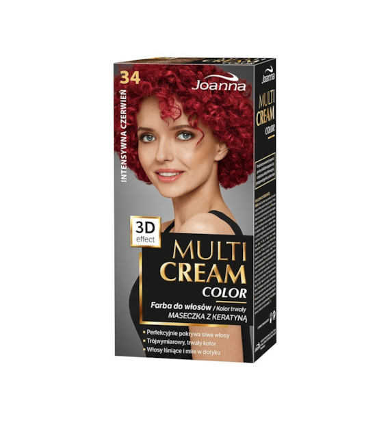 MULTI CREAM COLOR  Farba  Intensywna czerwień /34/