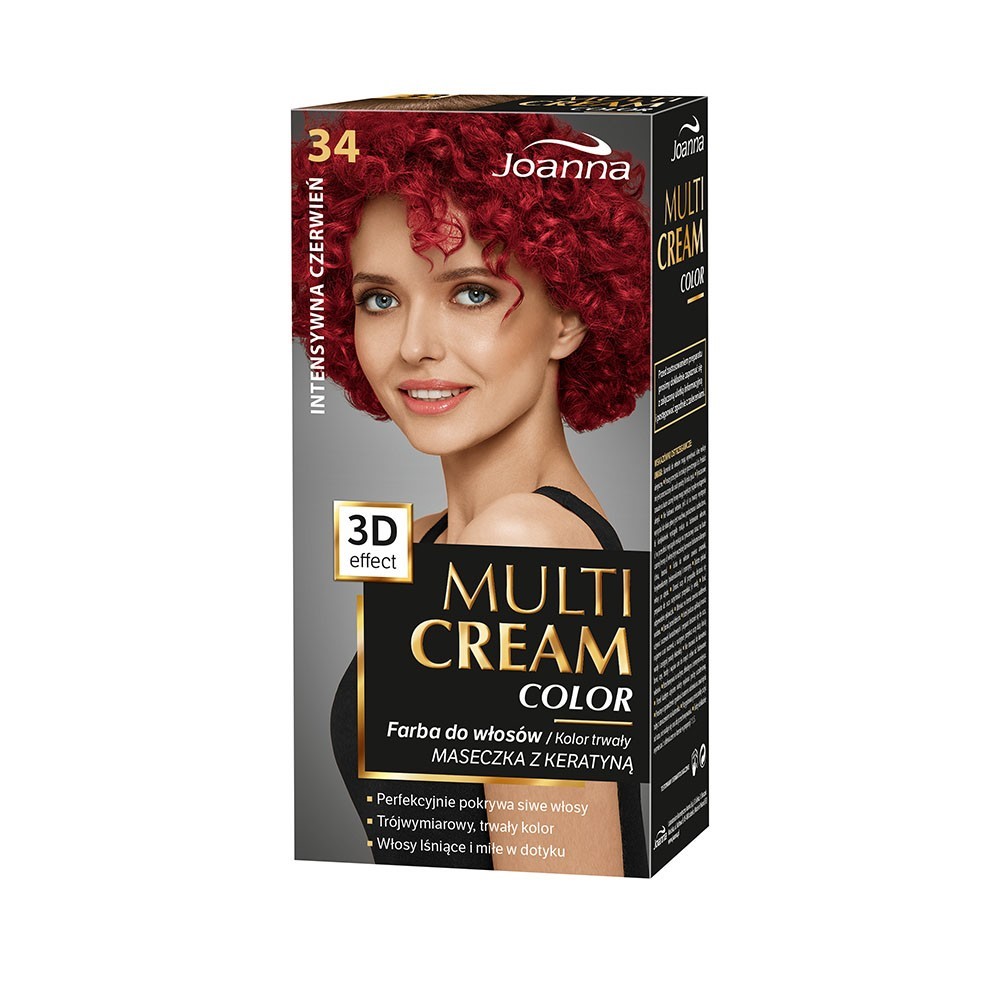 MULTI CREAM COLOR  Farba  Intensywna czerwień /34/