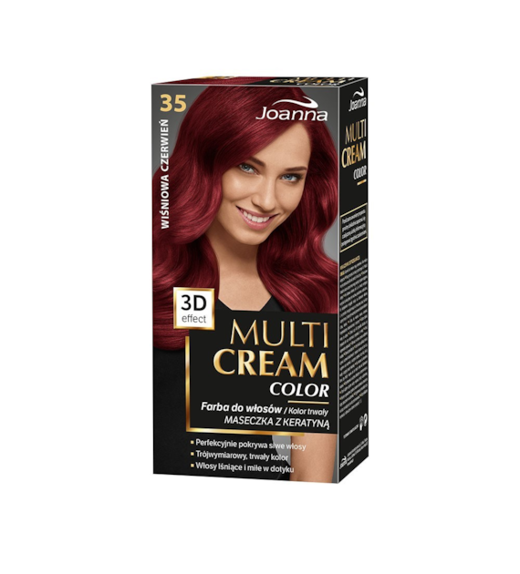 MULTI CREAM COLOR  Farba  Wiśniowa czerwień /35/