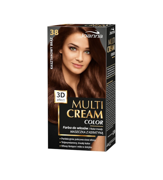 MULTI CREAM COLOR  Farba  Kasztanowy brąz /38/