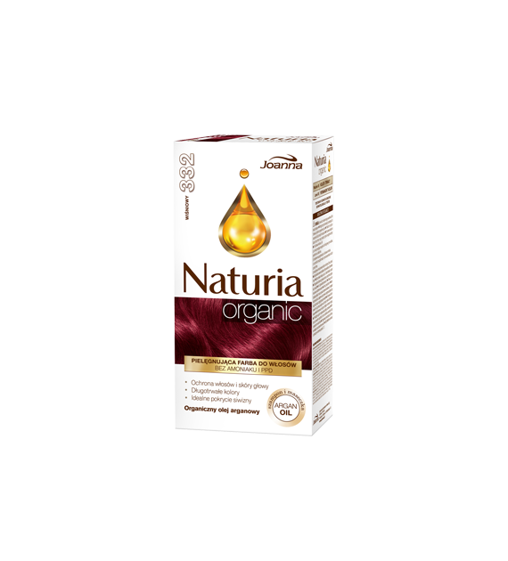 NATURIA ORGANIC Farba Wiśnia 332