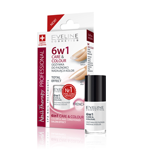 NAIL THERAPY PROFESSIONAL CARE & COLOUR odżywka do paznokci nadająca kolor 6 w 1 / 5 ml