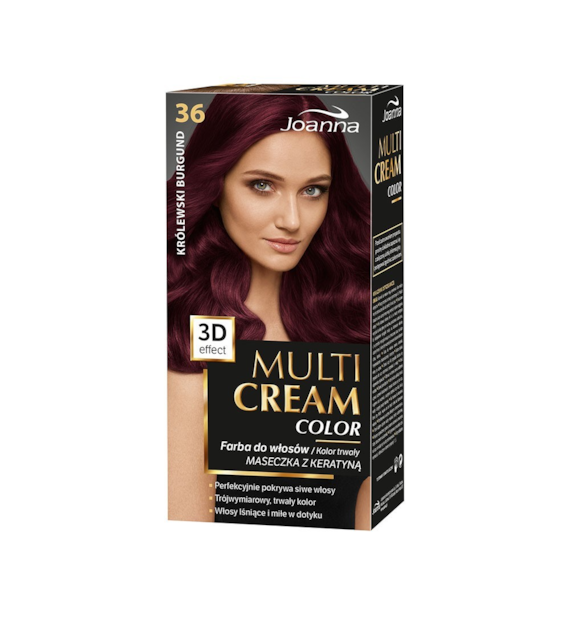 MULTI CREAM COLOR  Farba  Królewski burgund /36/