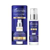 BIELENDA - EGZOSOMY MŁODOŚCI Skoncentrowane przeciwzmarszczkowe serum rozświetlające, wyrównujące koloryt cery SPF 50, na dzień, 30 ml