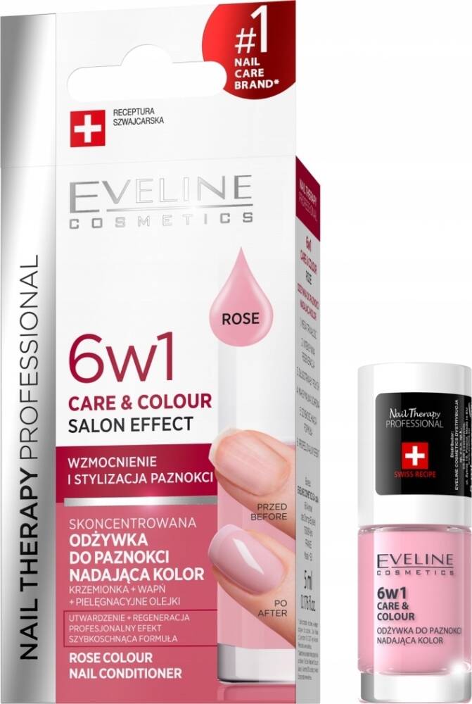 ODŻYWKA CARE&COLOUR ROSE 6W1 5ML